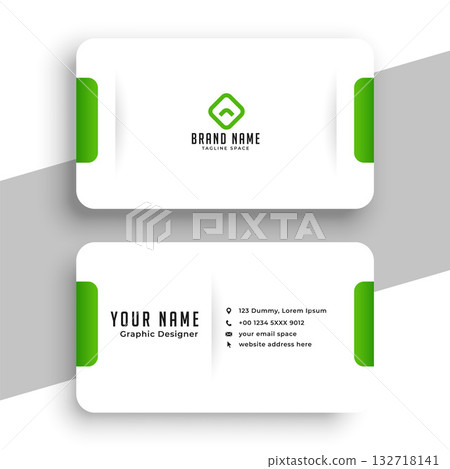 minimal style professional corporate visiting card layout design minimal style professional corporate visiting card layout design 132718141