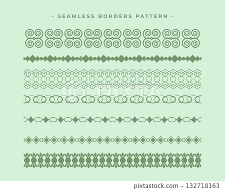 beautiful lace pattern border background in collection 132718163