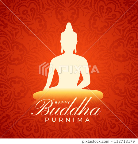 hindu religious buddha purnima wishes background design hindu religious buddha purnima wishes background design 132718179