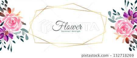 hand painted blossom floral banner for wedding decor hand painted blossom floral banner for wedding decor 132718269