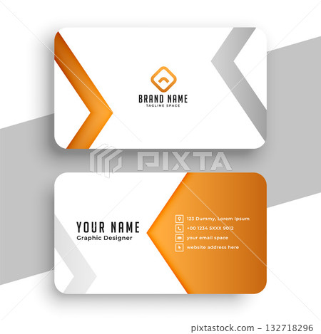 professional corporate visiting card layout a ready to print 132718296