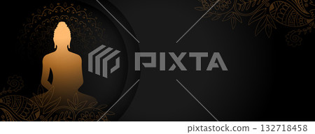 happy buddha purnima religious black wallpaper with text space happy buddha purnima religious black wallpaper with text space 132718458