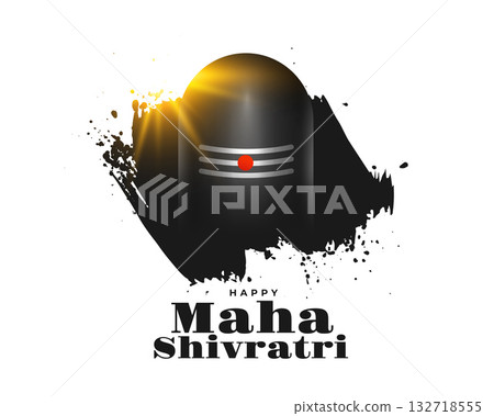 hindu religious maha shivratri celebration background design hindu religious maha shivratri celebration background design 132718555