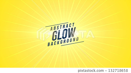 abstract glowing lines yellow backdrop with sunbeam motion effect 132718658