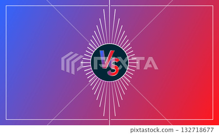 stylish duel contest versus banner for combat or conflict stylish duel contest versus banner for combat or conflict 132718677