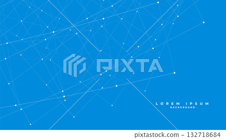 technology digital mesh line abstract background with low poly effect 132718684