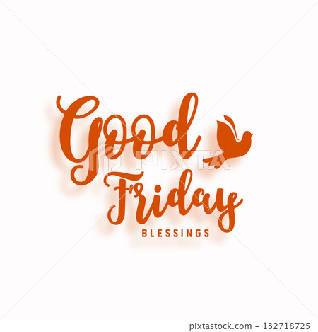 beautiful good friday cultural background with peace bird beautiful good friday cultural background with peace bird 132718725