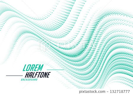 wavy style halftone texture dotted background for modern backdrop 132718777