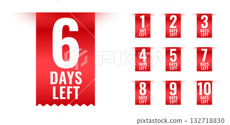 number of days left promo template grab the special deal 132718830