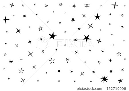 abstract twinkle star pattern background for fabric print 132719006