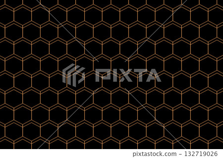 geometric style hexagon shape pattern on dark background 132719026