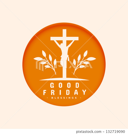 holy week good friday greeting card in papercut style holy week good friday greeting card in papercut style 132719090