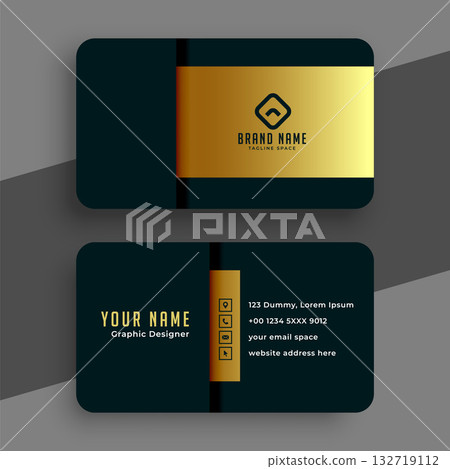 premium corporate identity card template for business branding premium corporate identity card template for business branding 132719112