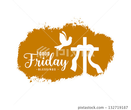 holy christ good friday cultural background with grungy effect 132719187