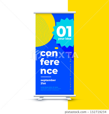 professional roll up standee banner for corporate branding professional roll up standee banner for corporate branding 132719234