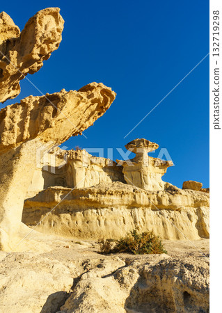 Sandstone formations Bolnuevo, Spain 132719298