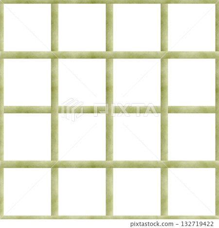 Christmas green checkered pattern, lines. Hand-drawn watercolor illustration isolated from background. Rectangular seamless print for textiles, fabrics, packaging, clothing printing new year halloween 132719422