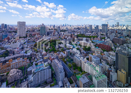 從新滿高輪眺望澀谷和新宿的城市景觀 132720250