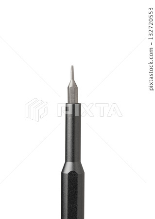 Iron bit with screwdriver on Isolated on white background 132720553