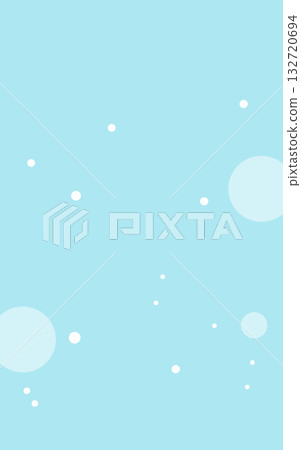 淡藍色雪花飄落的背景（粉彩/點狀/散景/冬季） 132720694