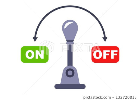 Lever to switch on or off. Lever to switch on or off. 132720813