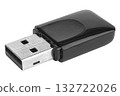 Wireless USB Network Adapter Isolated on White background 132722026