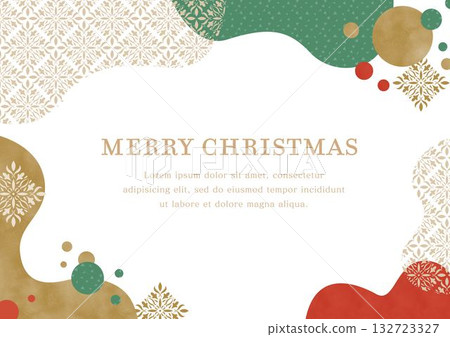 Simple geometric Christmas background material 132723327