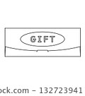 Case for gift cards etc. (line drawing) 132723941