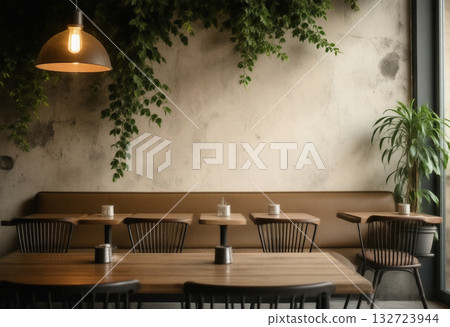 時尚的咖啡廳 132723944