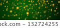 Christmas background. On a green bokeh background 132724255