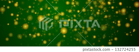Christmas background. On a green bokeh background 132724255