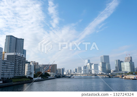 從勝哄鳥瞰築地橋 132724324