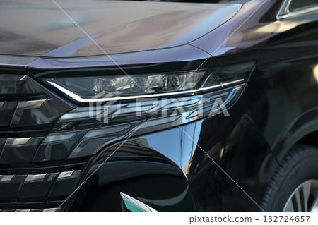 汽車大燈圖像 132724657