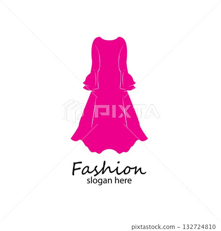 long dress long muslim dress arabic abaya.luxury women fashion.muslim clothes-vector stock long dress long muslim dress arabic abaya.luxury women fashion.muslim clothes-vector stock 132724810