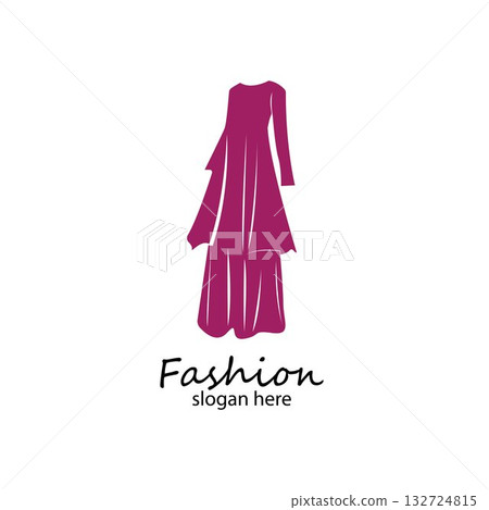 long dress long muslim dress arabic abaya.luxury women fashion.muslim clothes-vector stock long dress long muslim dress arabic abaya.luxury women fashion.muslim clothes-vector stock 132724815