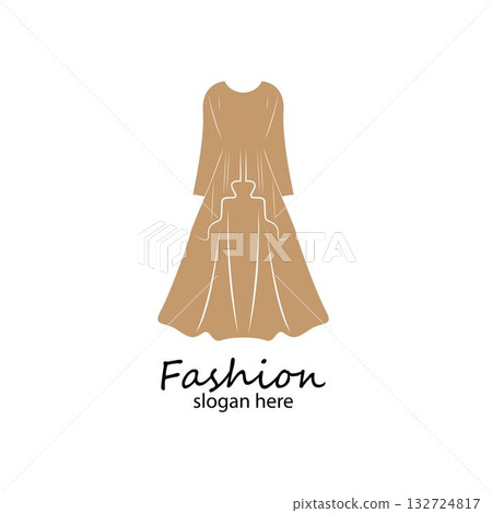 long dress long muslim dress arabic abaya.luxury women fashion.muslim clothes-vector stock long dress long muslim dress arabic abaya.luxury women fashion.muslim clothes-vector stock 132724817