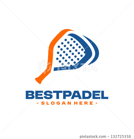 Padel sport logo design template. Concept of Padel tennis court, sport training, tournament, etc. Creative vector symbol Padel racquet. Padel sport logo design template. Concept of Padel tennis court, sport training, tournament, etc. Creative vector symbol Padel racquet. 132725338