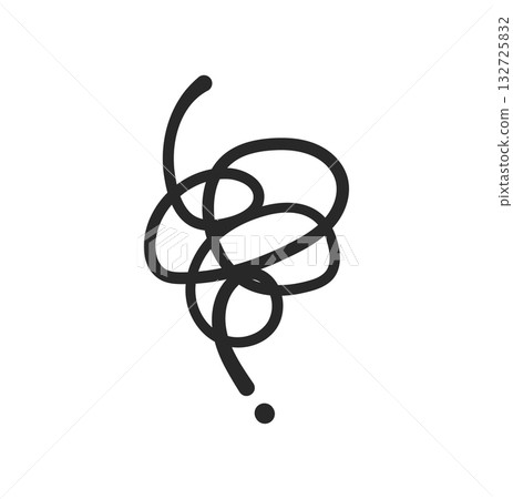 Icon illustrations that represent feelings of worry and anxiety Icon illustrations that represent feelings of worry and anxiety 132725832