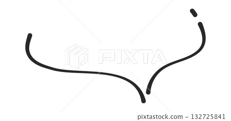 單色手繪對話框 132725841