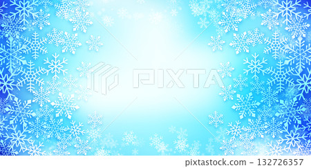 Snow Christmas winter light background 132726357