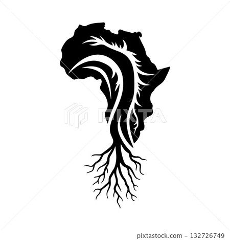 Feather Pattern Africa Logo Showing Elegant Movement Culture and Strong Identity Feather Pattern Africa Logo Showing Elegant Movement Culture and Strong Identity 132726749