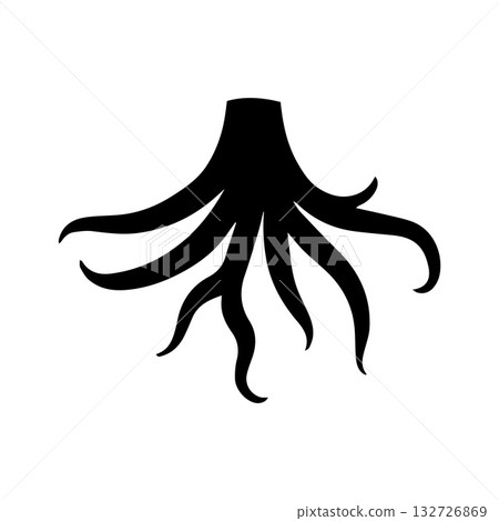 Droplet inspired natural root symbolizing life flow simplicity and balance Droplet inspired natural root symbolizing life flow simplicity and balance 132726869