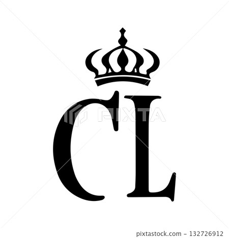 Architectural Line CL Monogram Representing Precision, Balance, and Modern Elegance 132726912