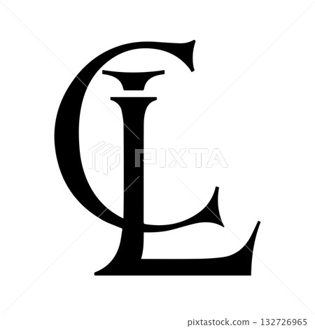 Half Split CL Monogram Logo Expressing Duality, Balance, and Luxury Refinement Half Split CL Monogram Logo Expressing Duality, Balance, and Luxury Refinement 132726965