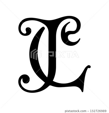 Triangular CL Monogram Logo Representing Strength, Balance, and Luxury Symmetry Triangular CL Monogram Logo Representing Strength, Balance, and Luxury Symmetry 132726989