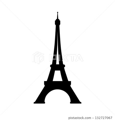 Engineering Eiffel Tower Logo Expressing Precision, Structure, and Modern Strength 132727067