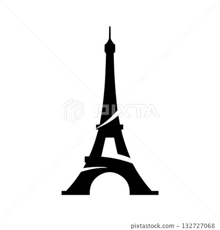 Elegant Tower Symbol Expressing Romance, Structure, and French Art Elegant Tower Symbol Expressing Romance, Structure, and French Art 132727068