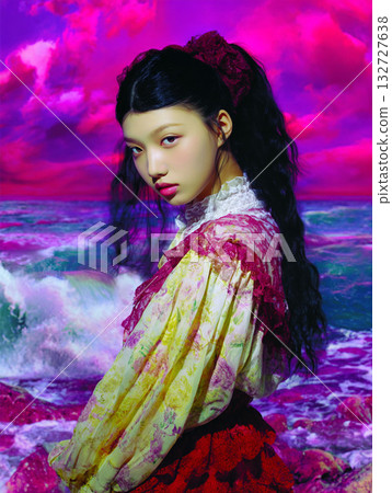 日本女性的時尚肖像 日本女性的時尚肖像 132727638