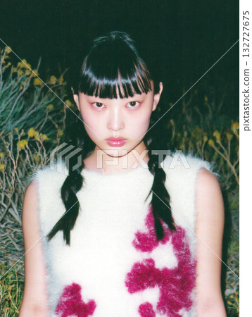 Fashion portrait of a Japanese woman 132727675