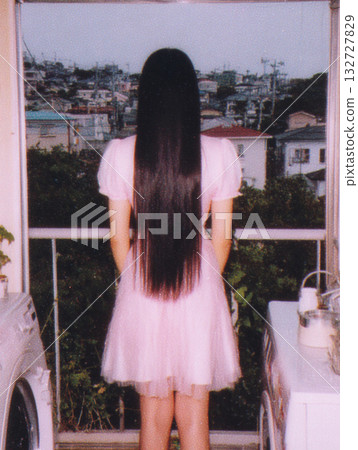 Fashion portrait of a Japanese woman 132727829